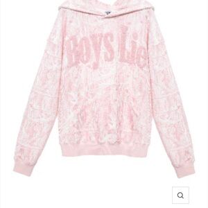 Boys Lie Light Pink Kids Hoodie